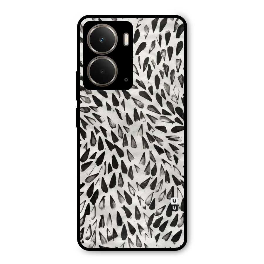 Feather Pattern Colorless Metal Back Case for Realme P3