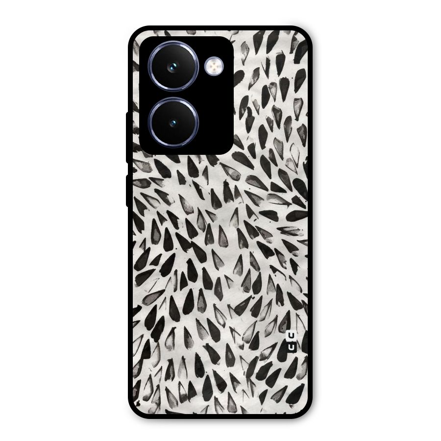 Feather Pattern Colorless Metal Back Case for Realme P3 Ultra