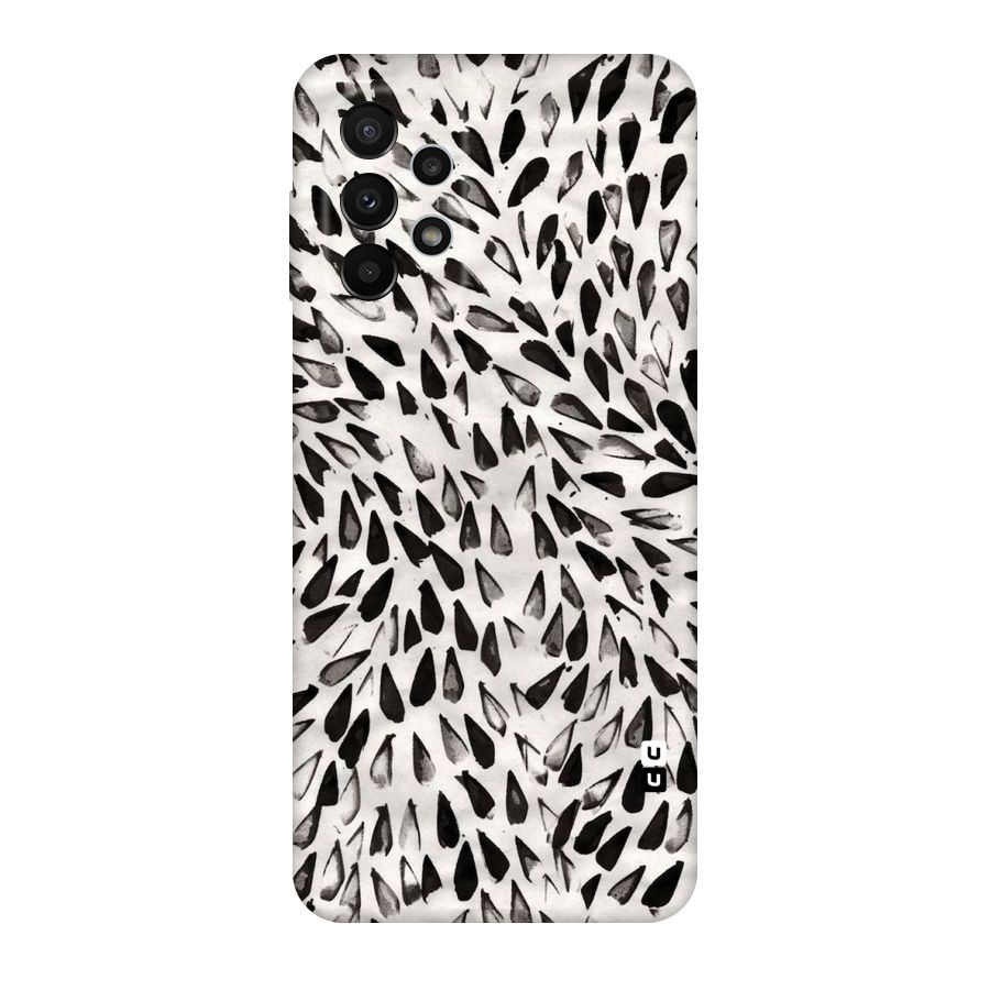 Feather Pattern Colorless Original Polycarbonate Back Case for Galaxy A23