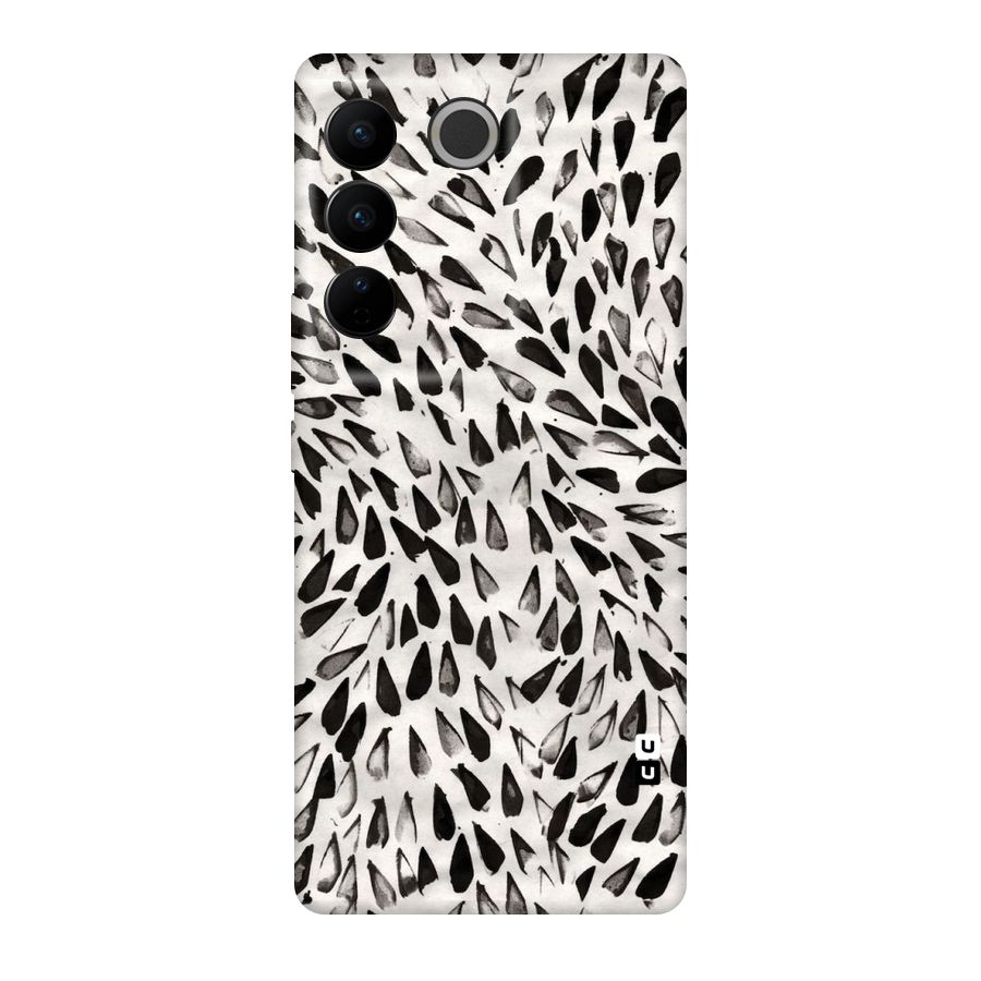 Feather Pattern Colorless Original Polycarbonate Back Case for Vivo V27