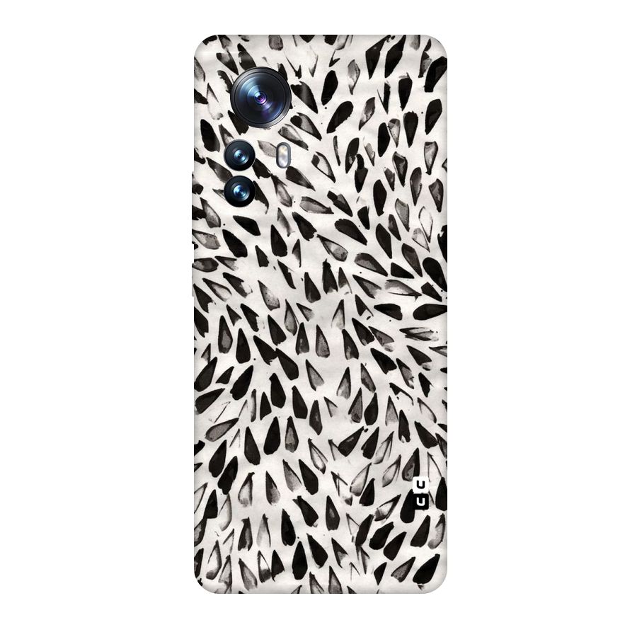 Feather Pattern Colorless Original Polycarbonate Back Case for Xiaomi 12 Pro