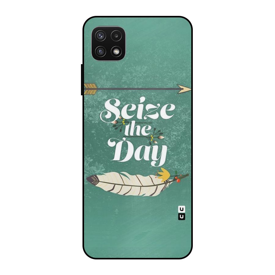 Feather Seize Metal Back Case for Galaxy A22 5G