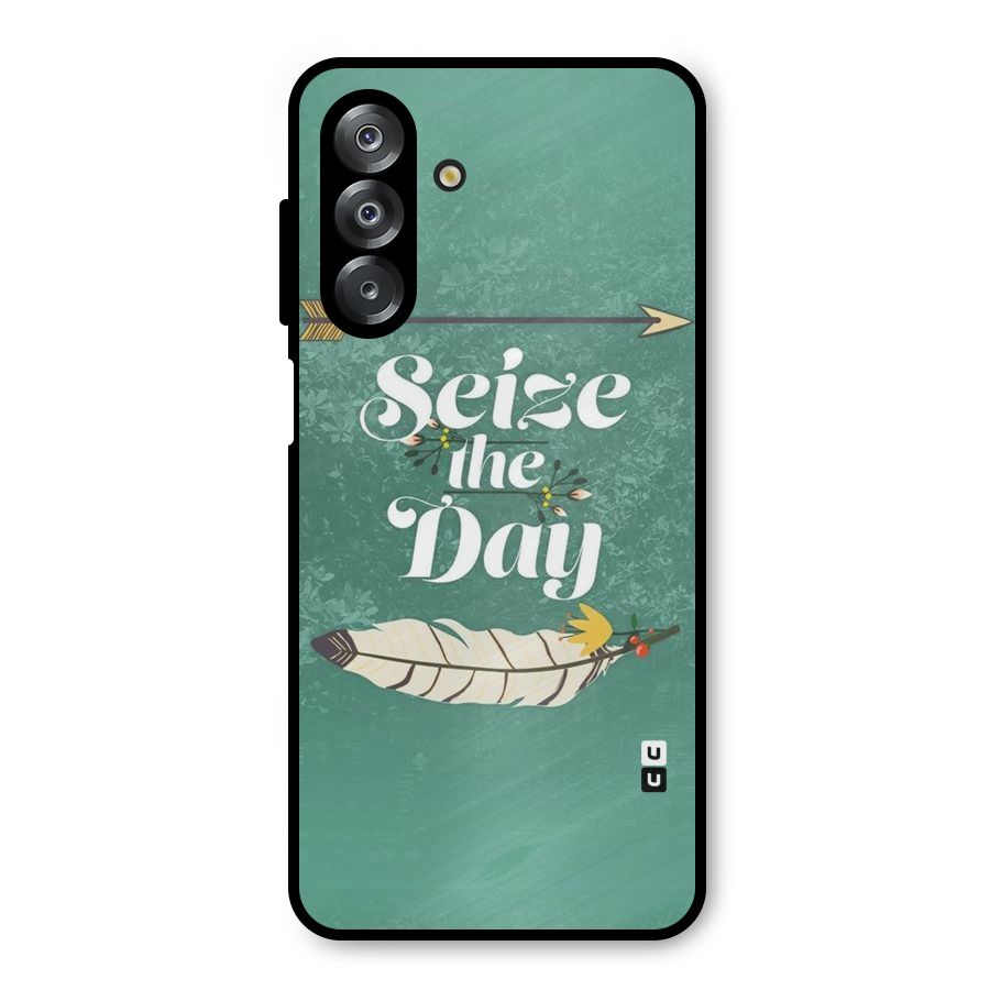 Feather Seize Metal Back Case for Galaxy A26