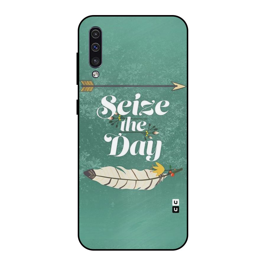 Feather Seize Metal Back Case for Galaxy A30s