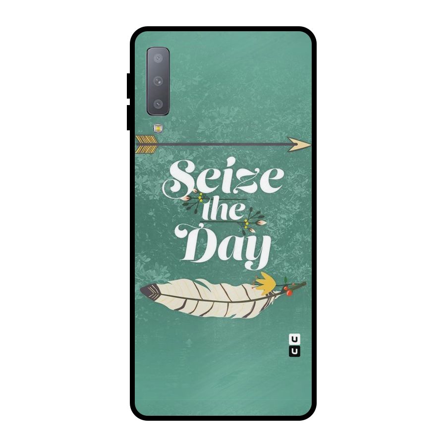 Feather Seize Metal Back Case for Galaxy A7 (2018)