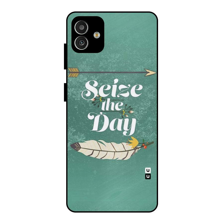Feather Seize Metal Back Case for Galaxy M13 5G