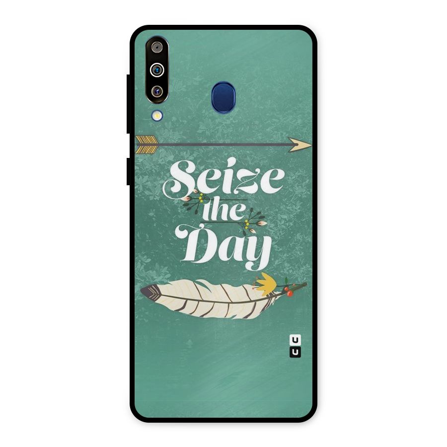 Feather Seize Metal Back Case for Galaxy M30