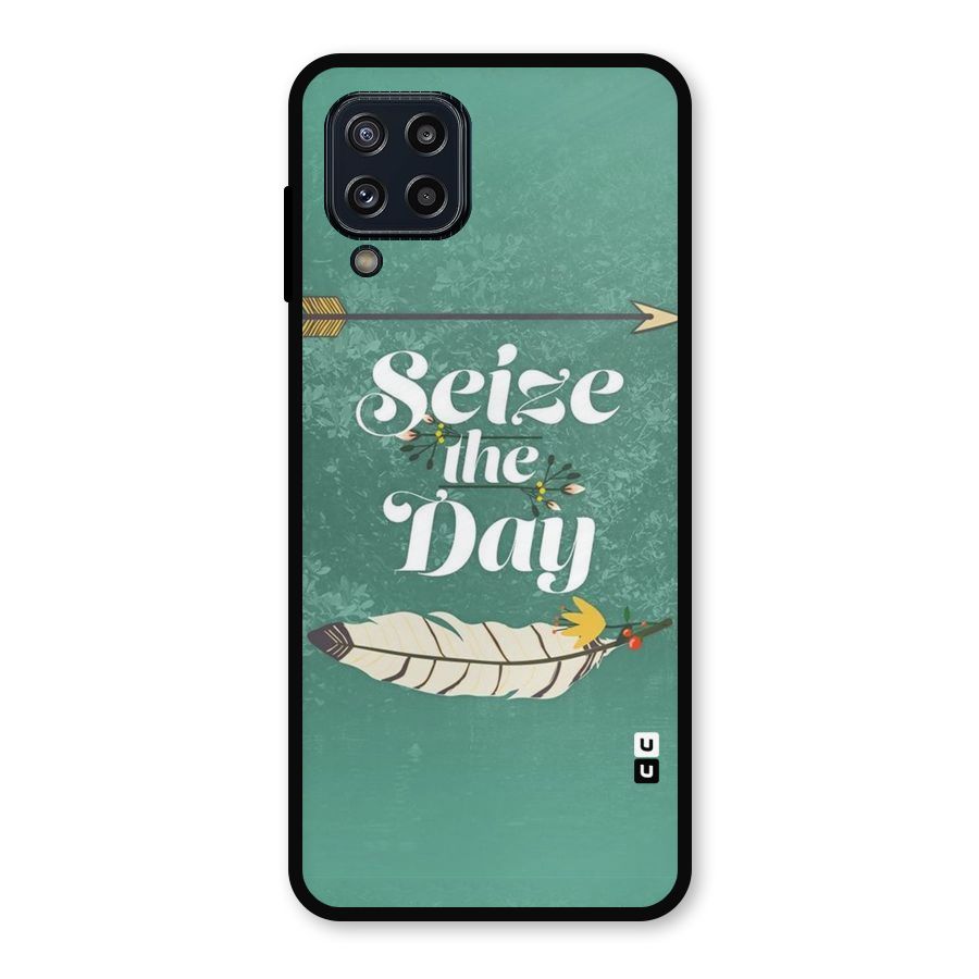 Feather Seize Metal Back Case for Galaxy M32