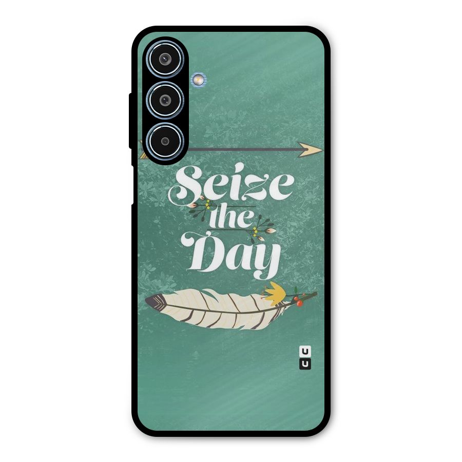 Feather Seize Metal Back Case for Galaxy M35