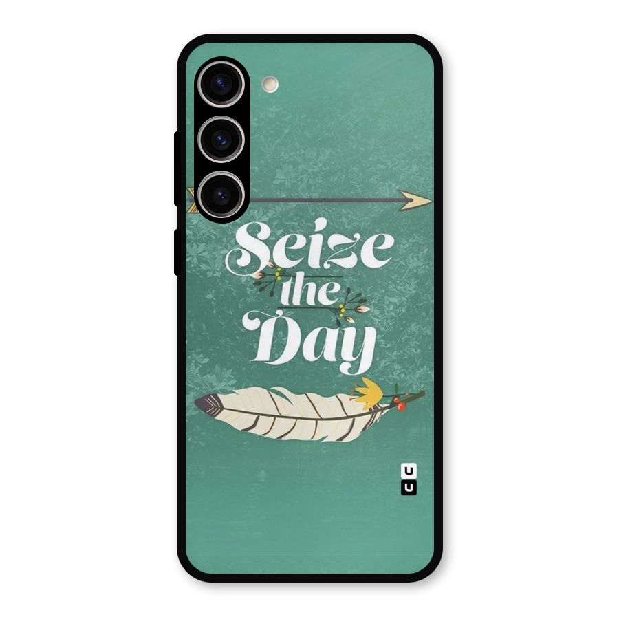 Feather Seize Metal Back Case for Galaxy S23 Plus