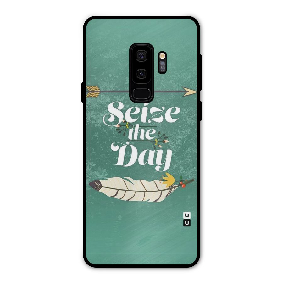 Feather Seize Metal Back Case for Galaxy S9 Plus