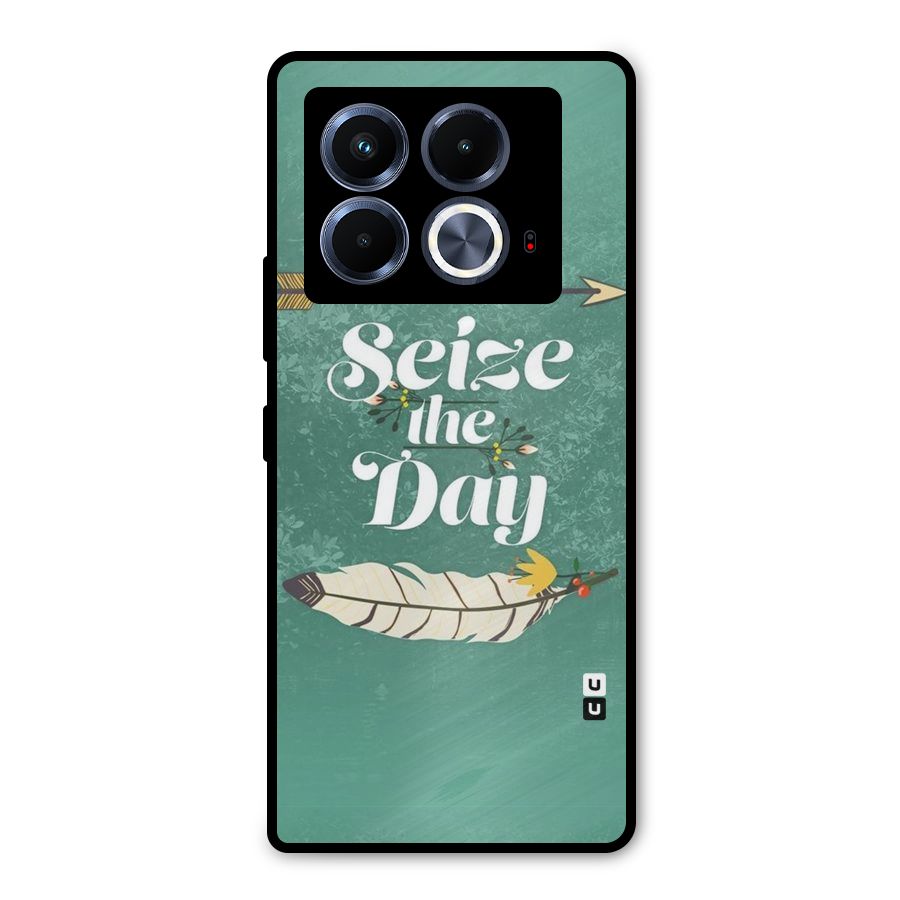 Feather Seize Metal Back Case for Infinix Note 40 5G