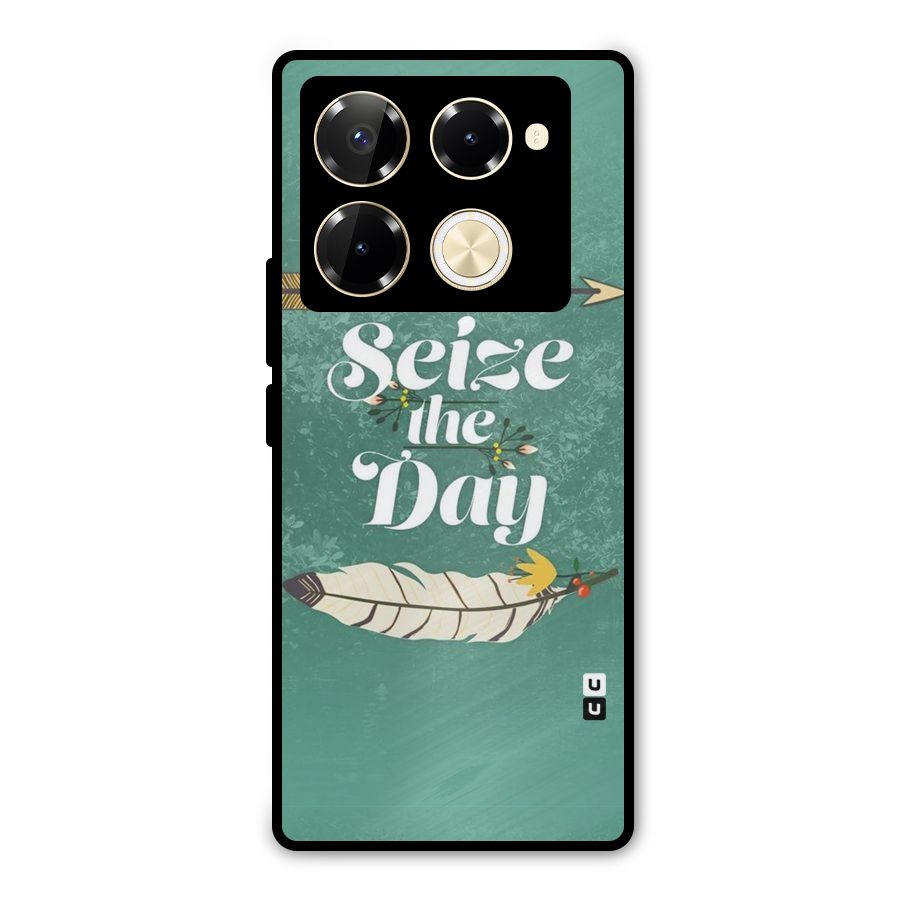 Feather Seize Metal Back Case for Infinix Note 40 Pro Plus