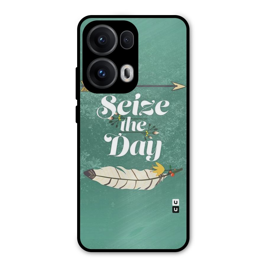 Feather Seize Metal Back Case for Oppo Reno13 Pro