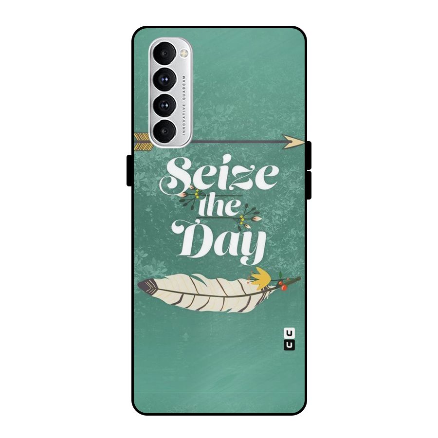 Feather Seize Metal Back Case for Oppo Reno4 Pro