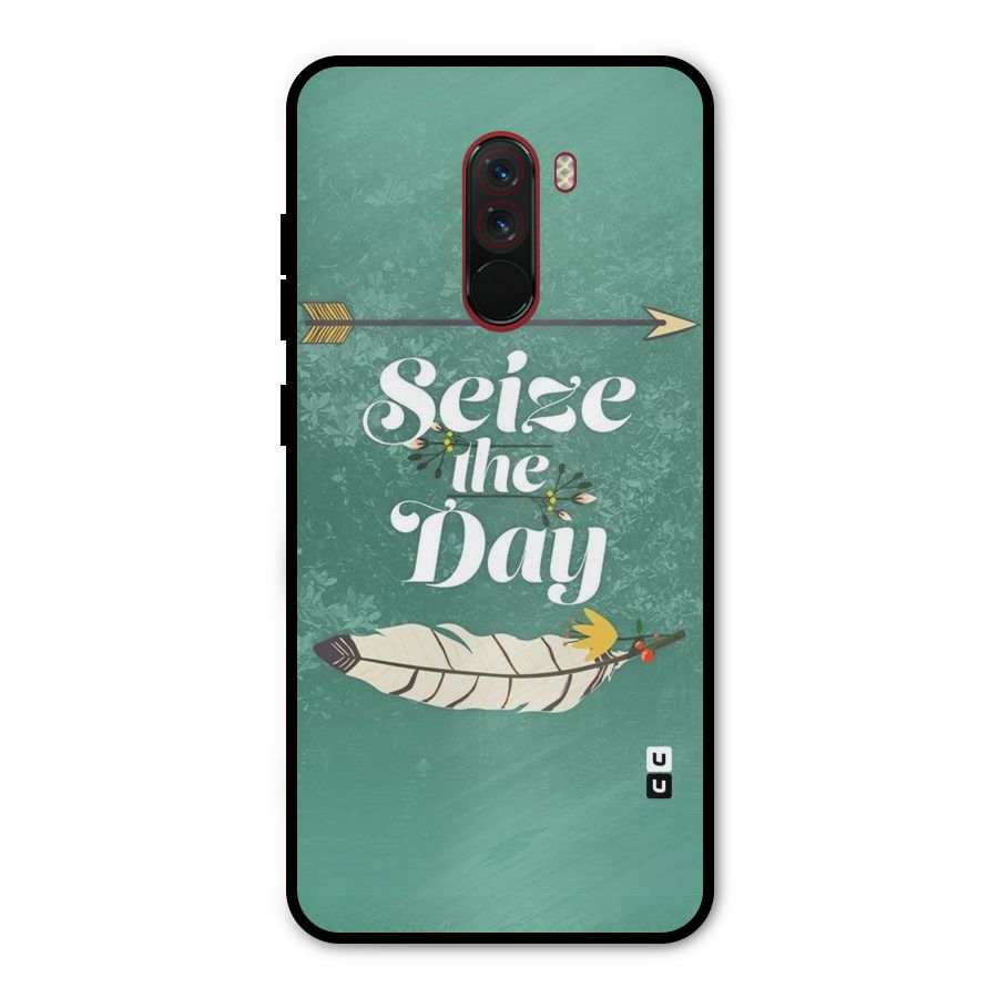 Feather Seize Metal Back Case for Poco F1