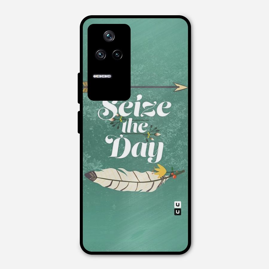 Feather Seize Metal Back Case for Poco F4 5G