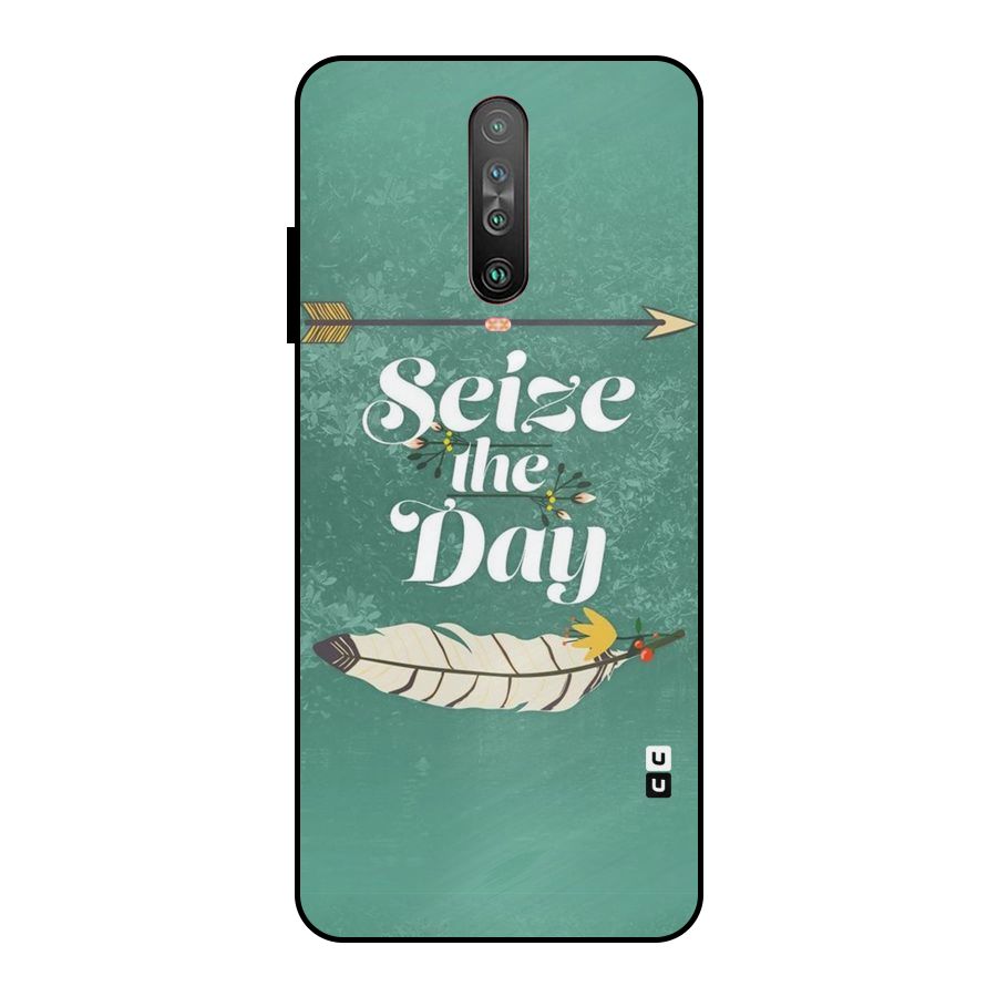 Feather Seize Metal Back Case for Poco X2