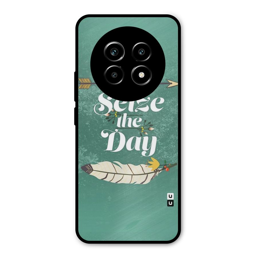 Feather Seize Metal Back Case for Realme 13 Pro