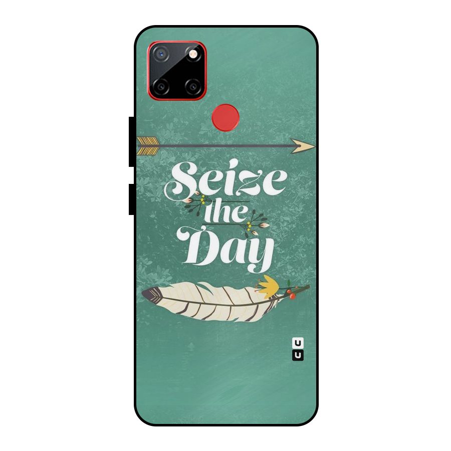 Feather Seize Metal Back Case for Realme C12