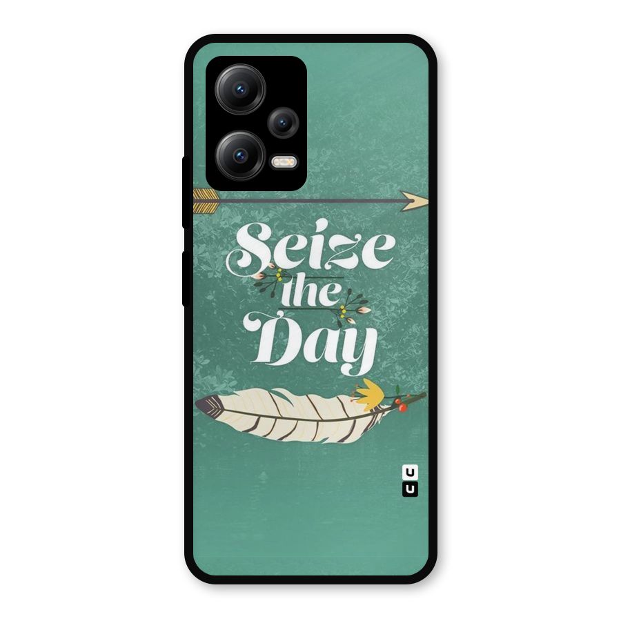 Feather Seize Metal Back Case for Redmi Note 12 5G