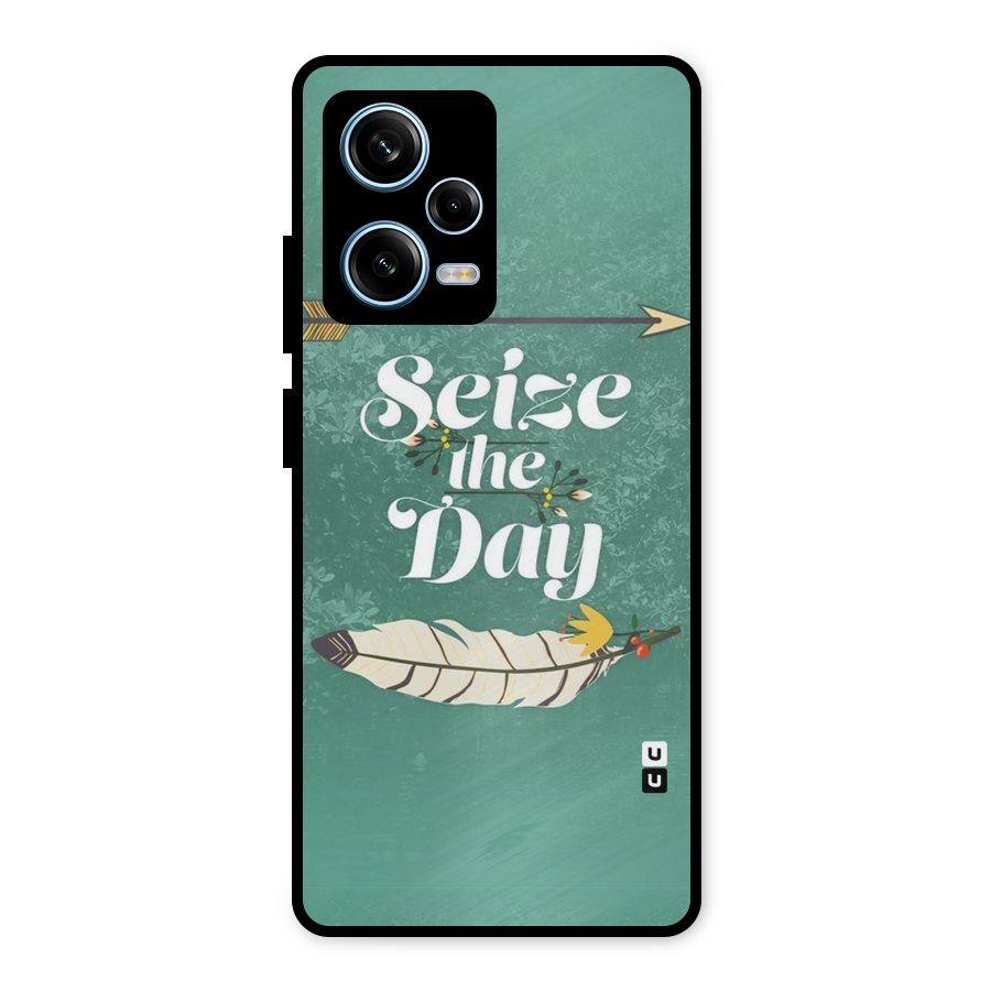 Feather Seize Metal Back Case for Redmi Note 12 Pro