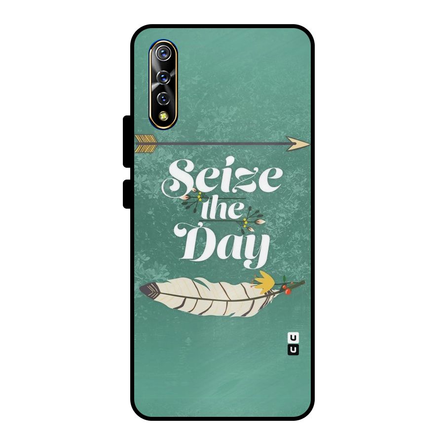 Feather Seize Metal Back Case for Vivo S1