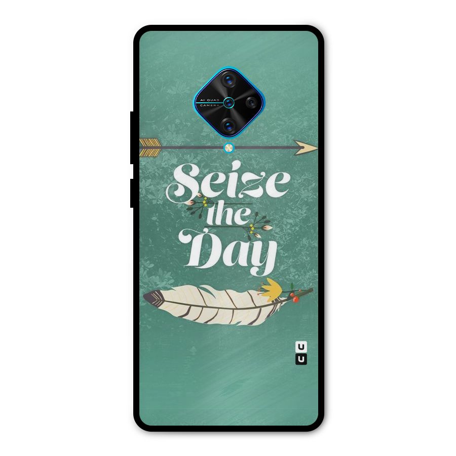 Feather Seize Metal Back Case for Vivo S1 Pro