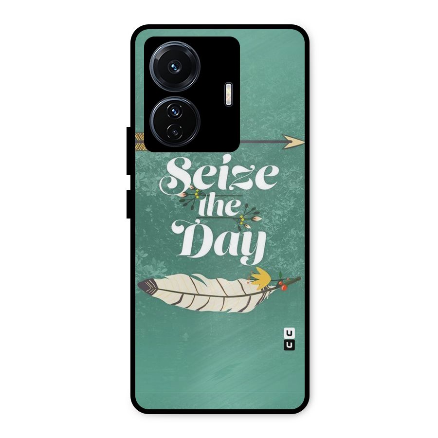 Feather Seize Metal Back Case for Vivo T1 Pro