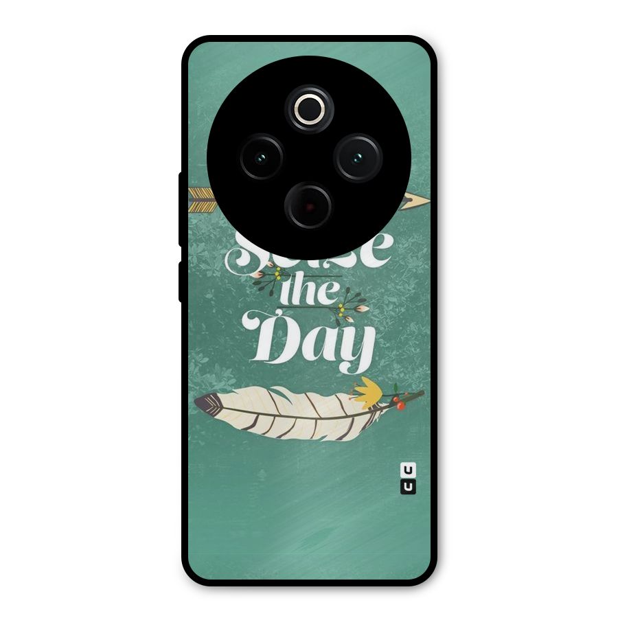 Feather Seize Metal Back Case for Vivo T4