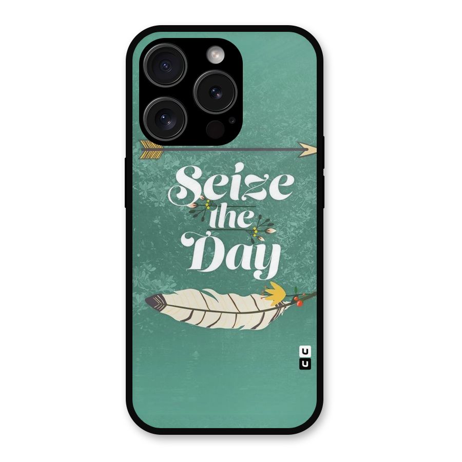 Feather Seize Metal Back Case for iPhone 15 Pro