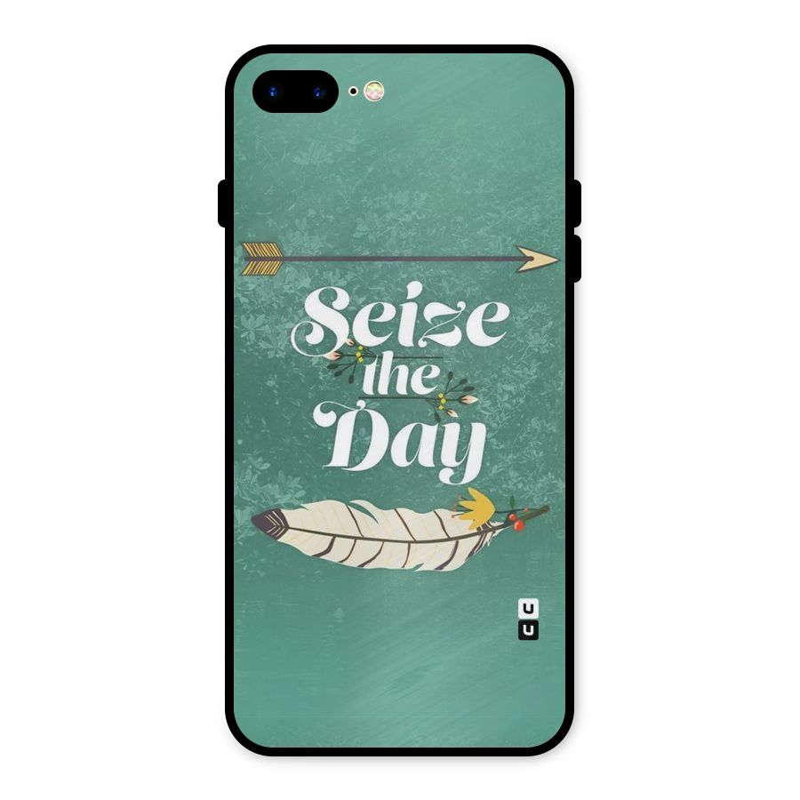 Feather Seize Metal Back Case for iPhone 8 Plus
