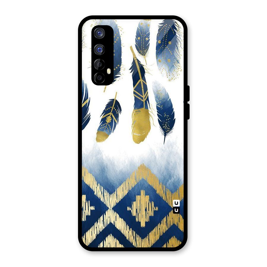 Feathers Beauty Glass Back Case for Realme 7