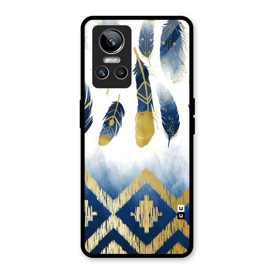 Feathers Beauty Glass Back Case for Realme GT Neo 3