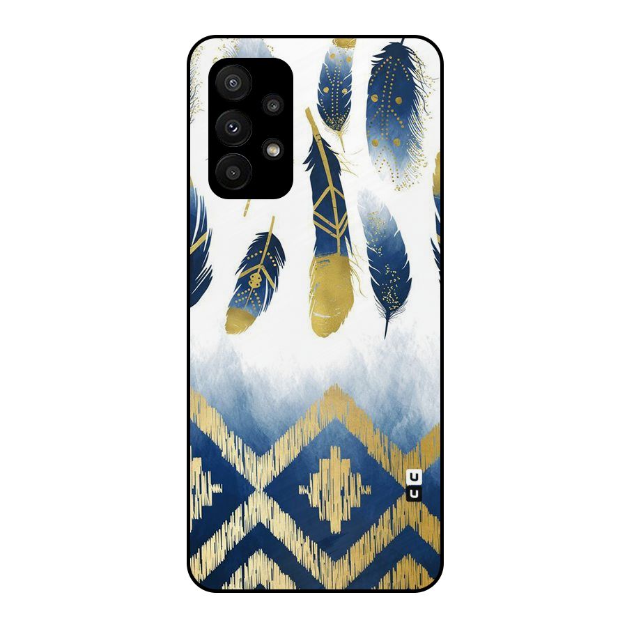 Feathers Beauty Metal Back Case for Galaxy A23