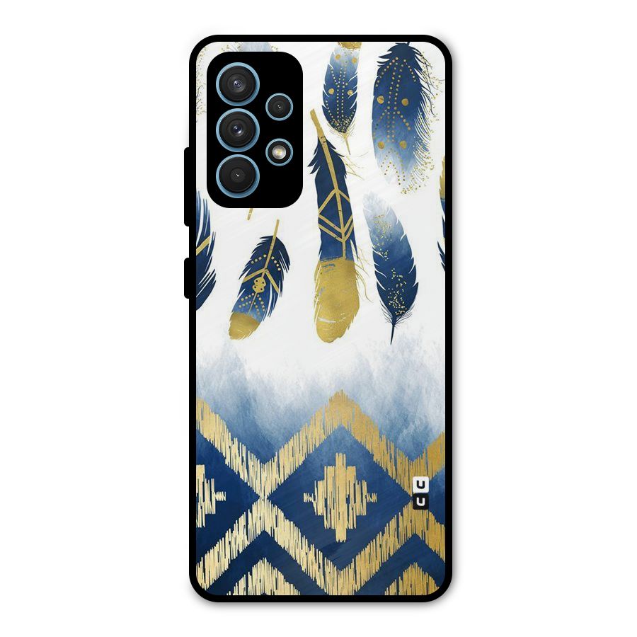 Feathers Beauty Metal Back Case for Galaxy A32