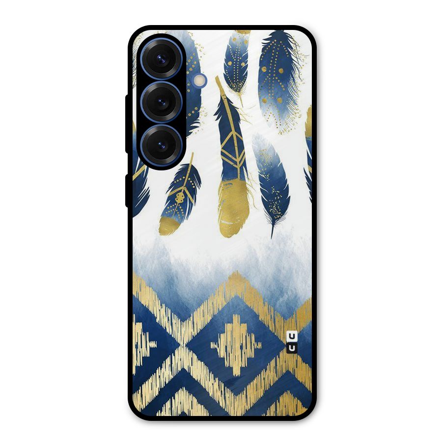 Feathers Beauty Metal Back Case for Galaxy S25