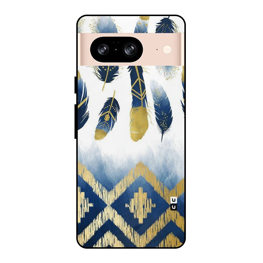 Feathers Beauty Metal Back Case for Google Pixel 8
