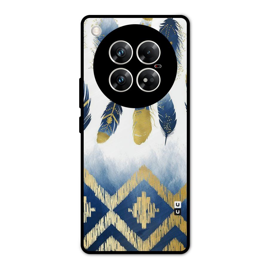 Feathers Beauty Metal Back Case for Infinix Zero 40 5G
