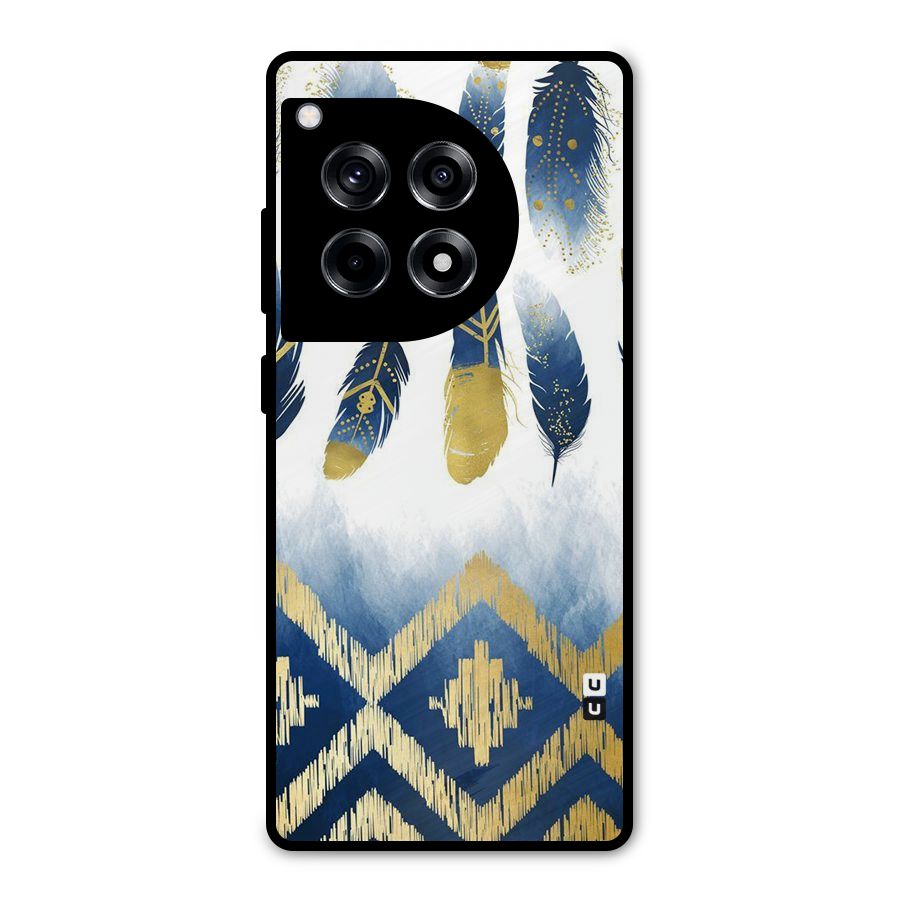 Feathers Beauty Metal Back Case for OnePlus 12R