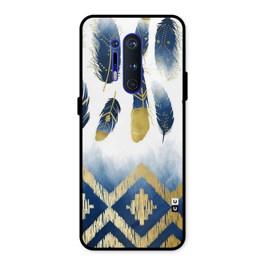 Feathers Beauty Metal Back Case for OnePlus 8 Pro
