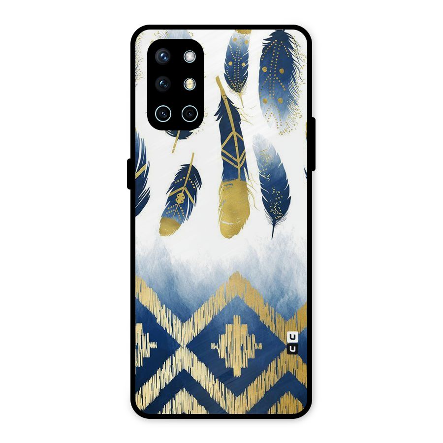 Feathers Beauty Metal Back Case for OnePlus 9R