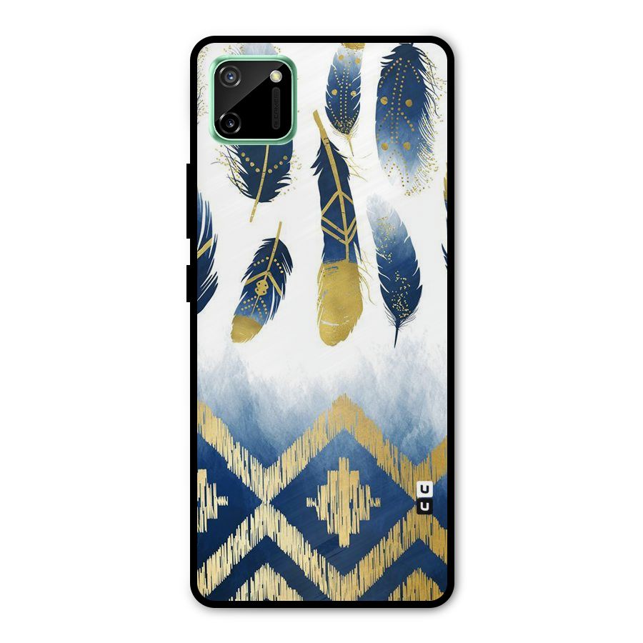 Feathers Beauty Metal Back Case for Realme C11