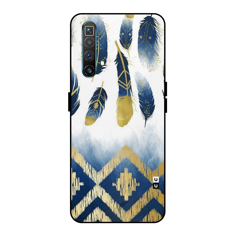 Feathers Beauty Metal Back Case for Realme X3 SuperZoom