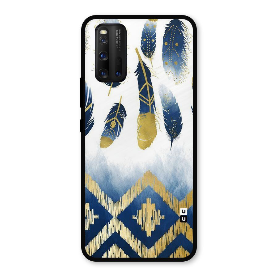 Feathers Beauty Metal Back Case for iQOO 3
