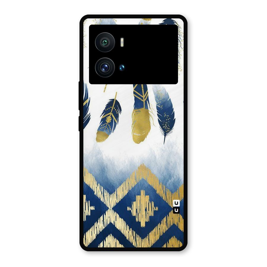 Feathers Beauty Metal Back Case for iQOO 9 Pro