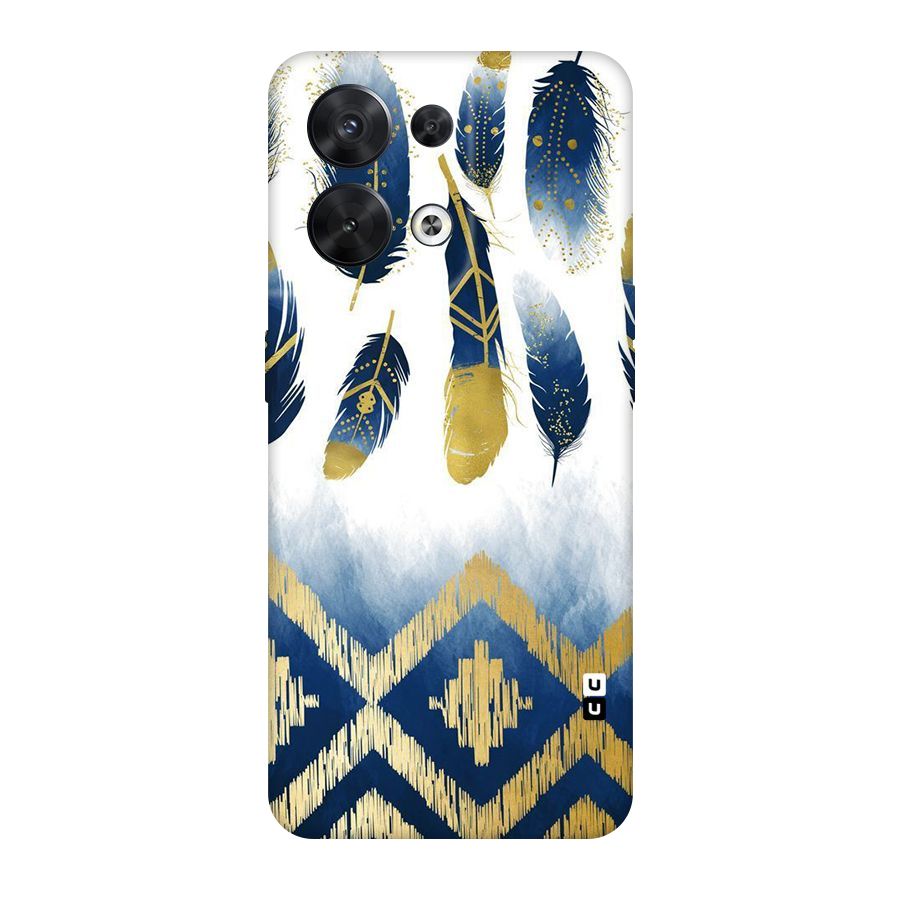 Feathers Beauty Original Polycarbonate Back Case for Oppo Reno8 5G