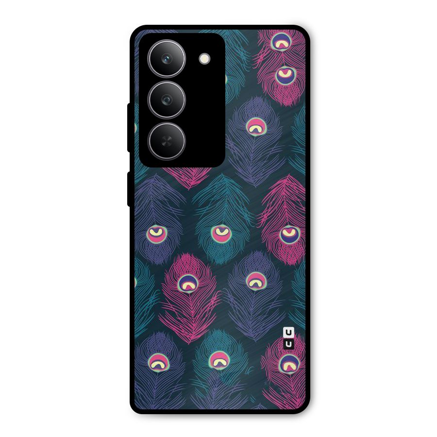 Feathers Patterns Metal Back Case for Realme P3x