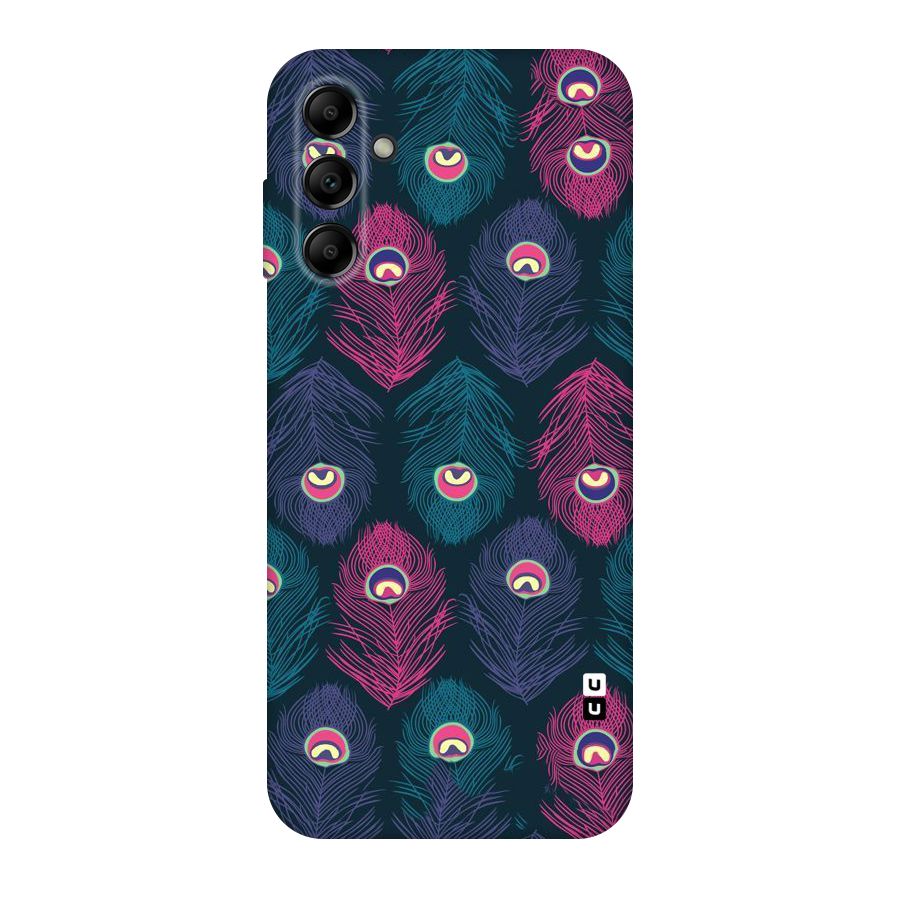 Feathers Patterns Original Polycarbonate Back Case for Galaxy A14 5G