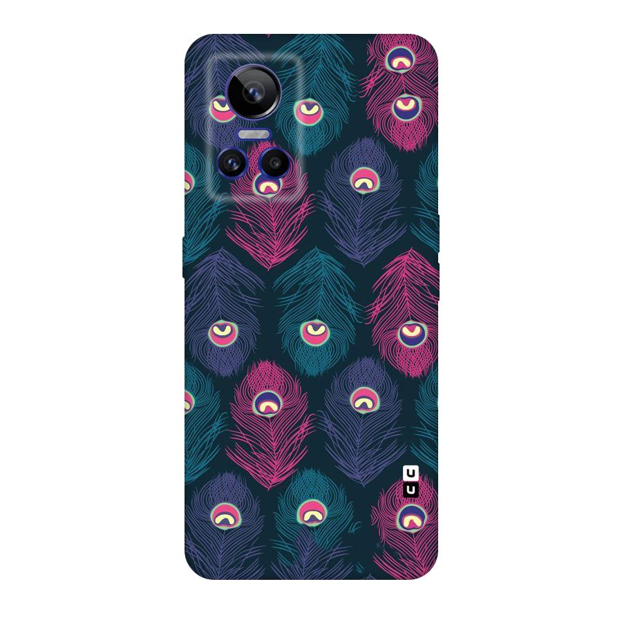 Feathers Patterns Original Polycarbonate Back Case for Realme GT Neo 3